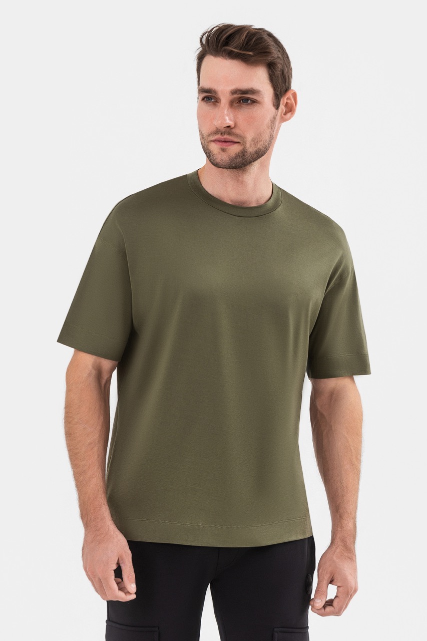 Зелёная футболка Emporio Armani